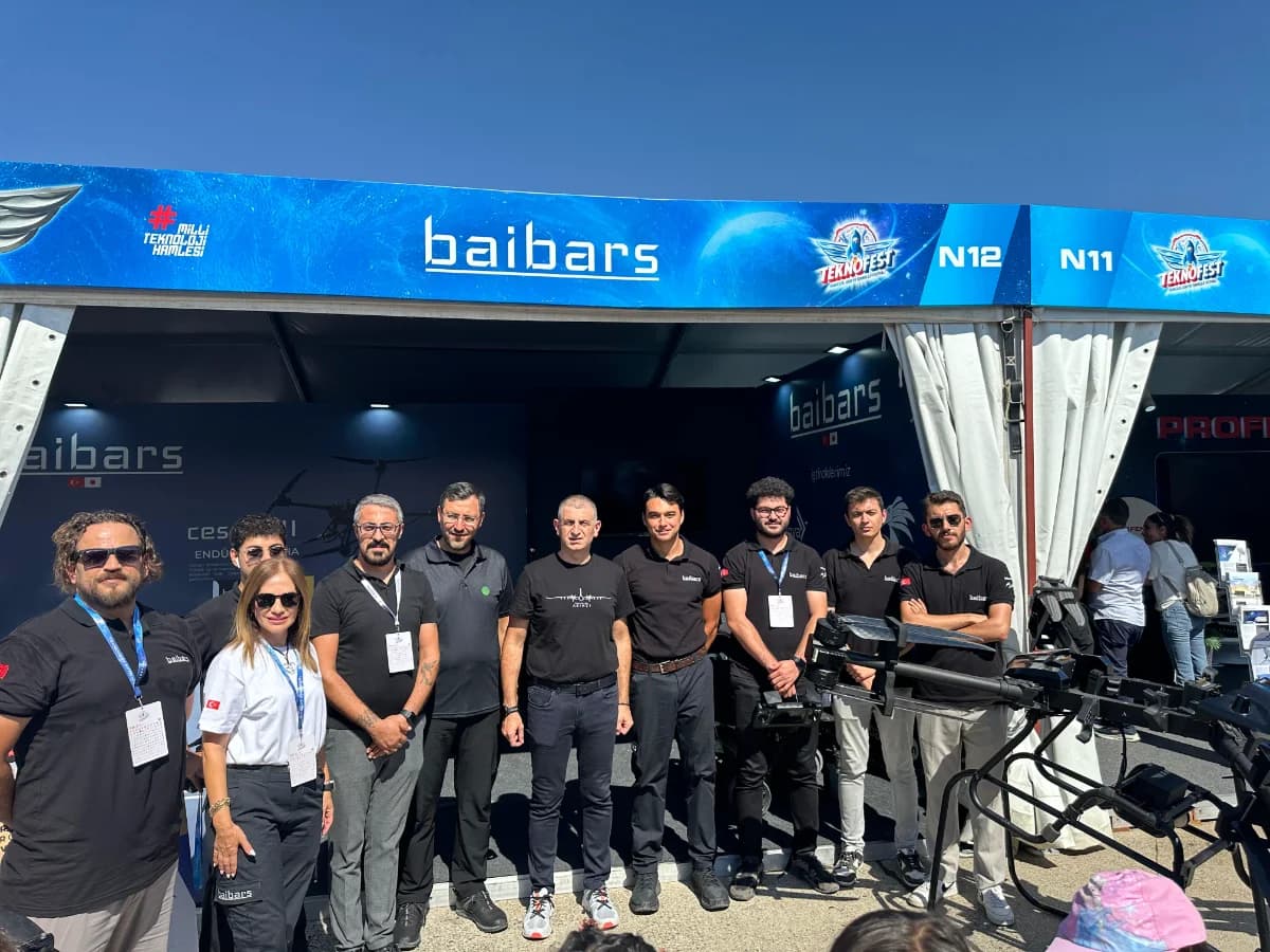 Haluk Bayraktar and Murat İkin visited baibars at Teknofest Adana